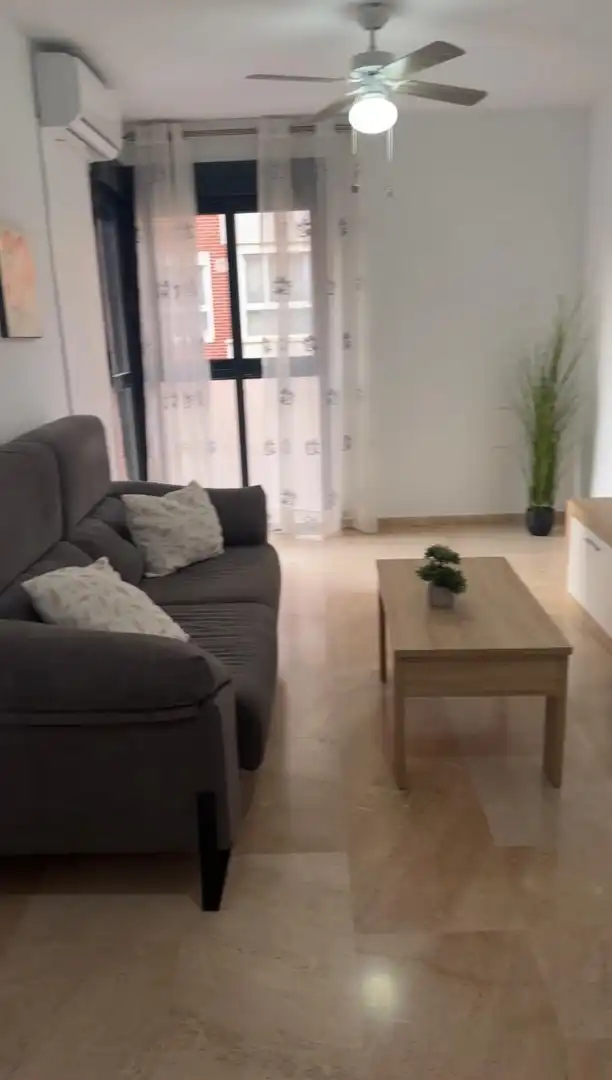 Living room of Flat for sale in Elche / Elx  with Air Conditioner and Furnished