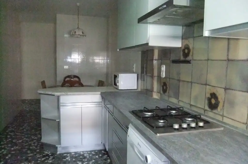 Cuina de Casa o xalet de lloguer en Les Borges Blanques amb Aire condicionat, Calefacció i Jardí privat