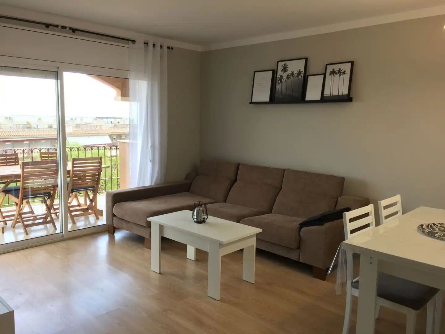 Sala de estar de Ático en venta en La Ràpita con Aire acondicionado, Calefacción y Parquet