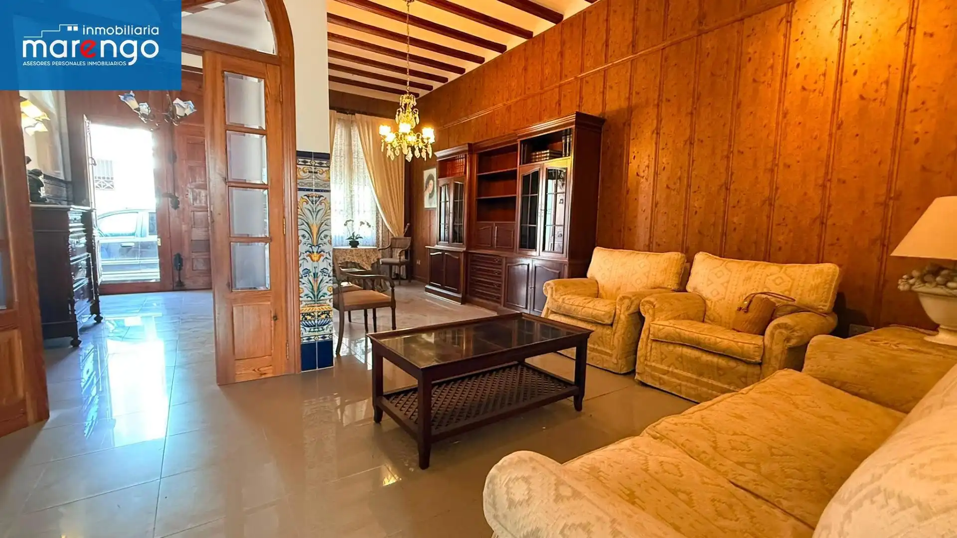 Sala d'estar de Casa o xalet en venda en Almazora / Almassora amb Aire condicionat, Terrassa i Traster