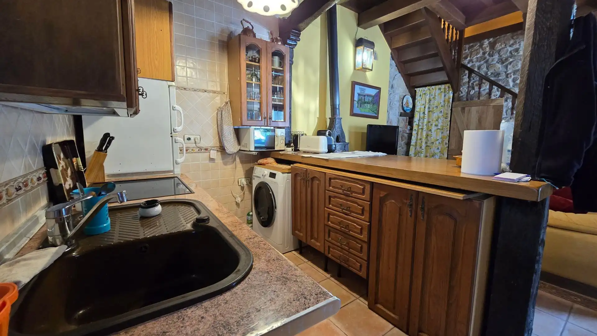 Cuina de Casa o xalet en venda en Llanes amb Calefacció