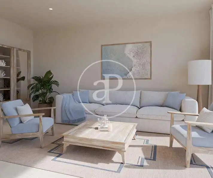 Sala d'estar de Pis en venda en El Campello amb Aire condicionat, Calefacció i Jardí privat