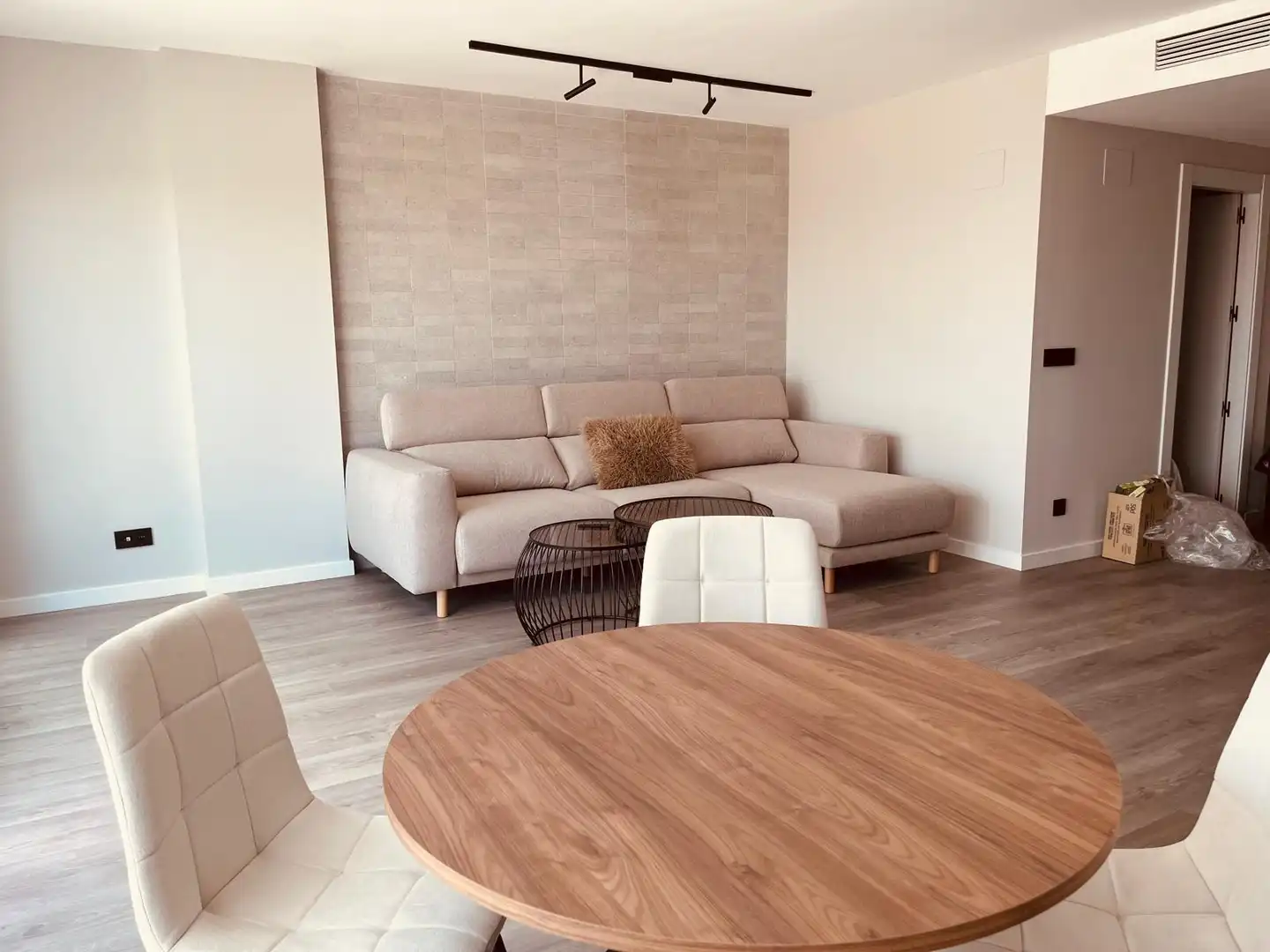 Wohnzimmer von Einfamilien-Reihenhaus zur Miete in  Granada Capital mit Klimaanlage, Heizung und Parkett