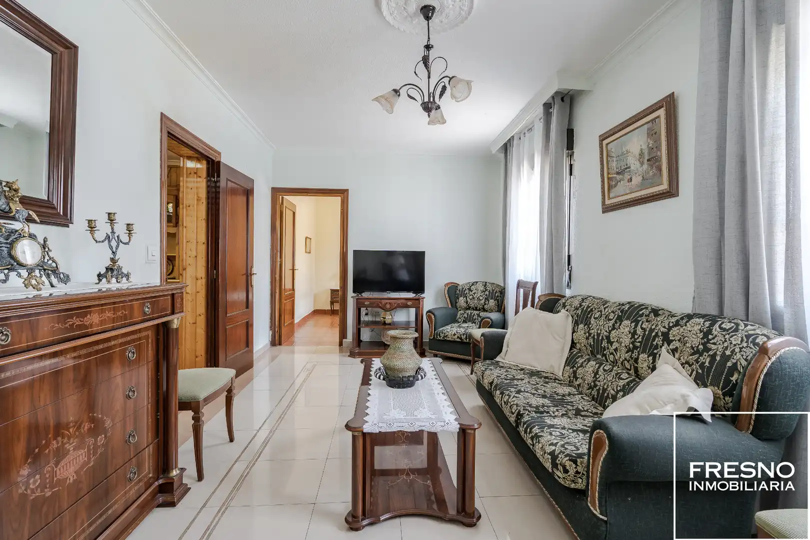 Sala de estar de Casa adosada en venta en Yepes con Aire acondicionado, Calefacción y Trastero