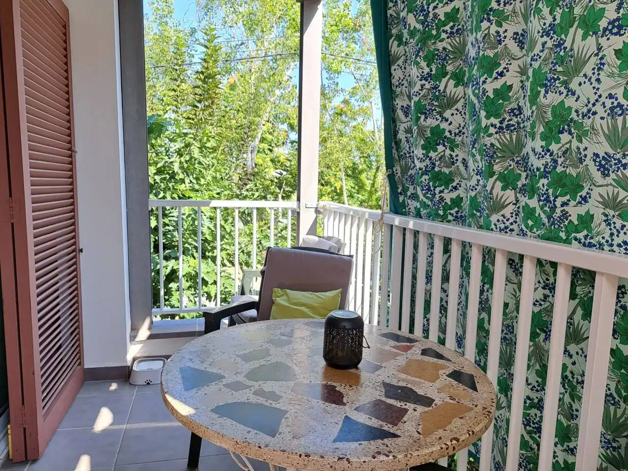 Terraza de Piso de alquiler en Vilanova i la Geltrú con Calefacción, Terraza y Amueblado