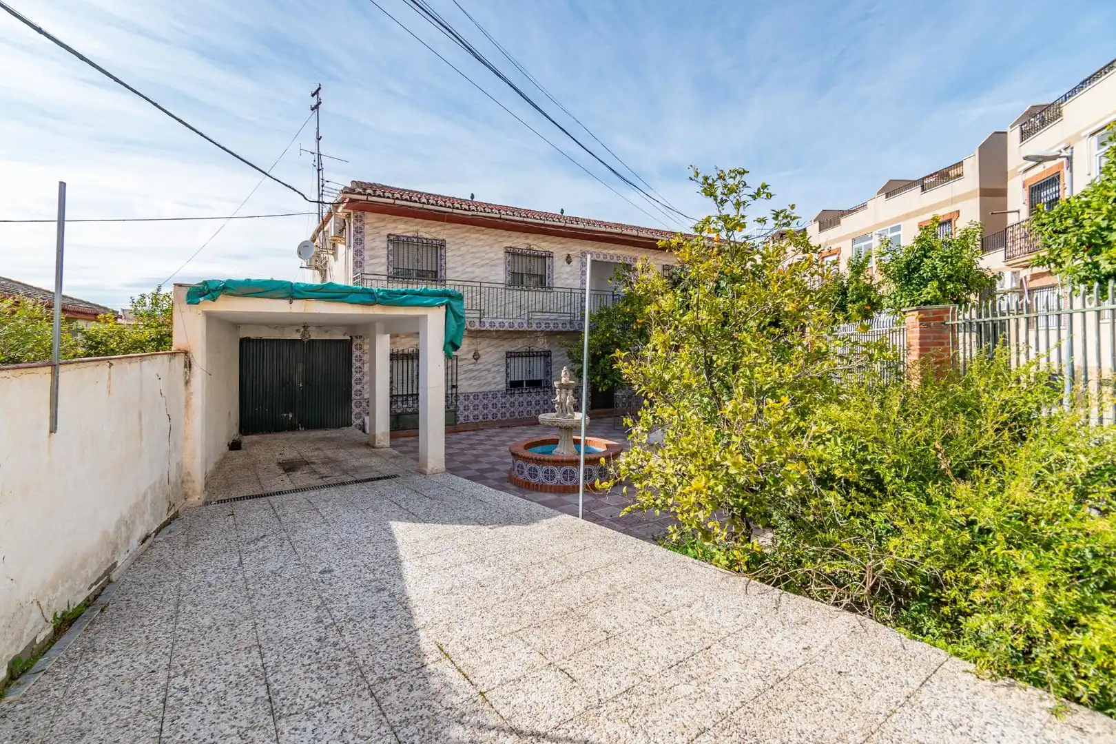 Vista exterior de Casa o chalet en venta en Vegas del Genil con Calefacción, Jardín privado y Terraza