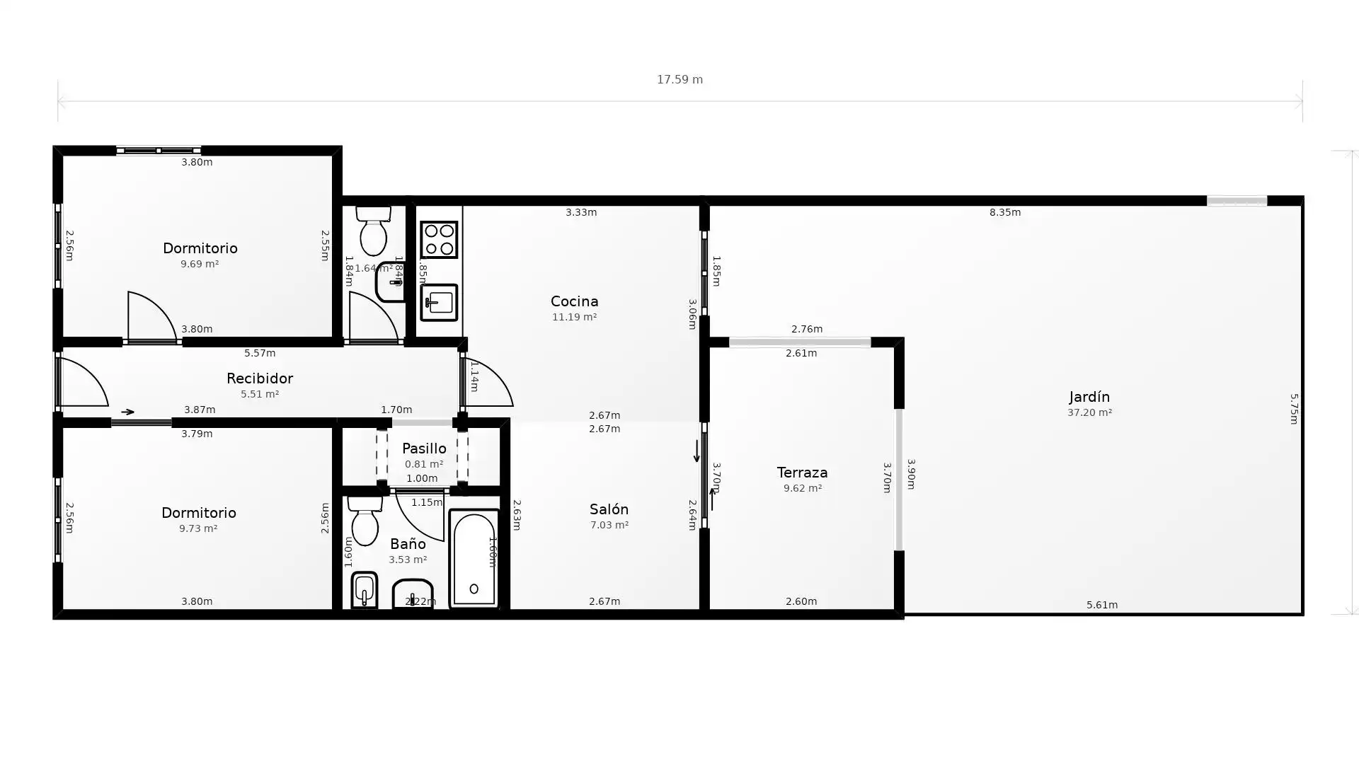 Apartments for sale in Mont-roig del Camp  with Air Conditioner, Heating and Private garden