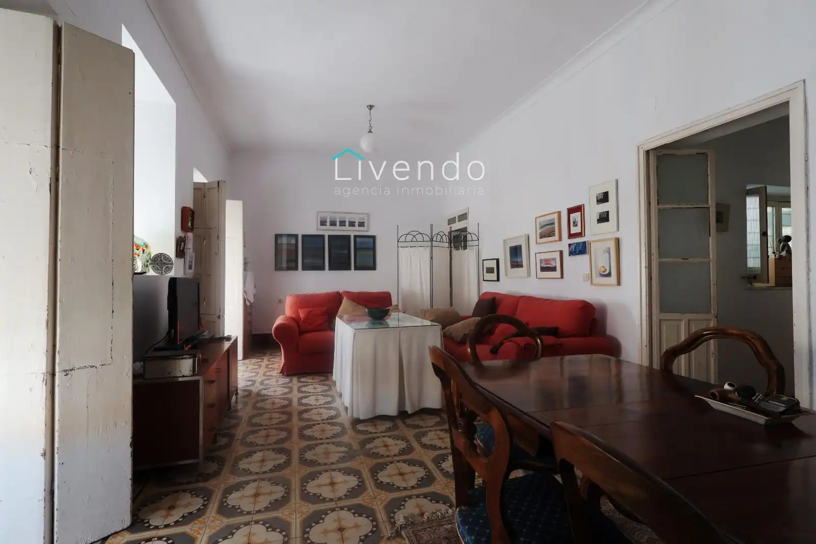 Wohnzimmer von Maisonette zum Verkauf in San Fernando mit Klimaanlage und Terrasse