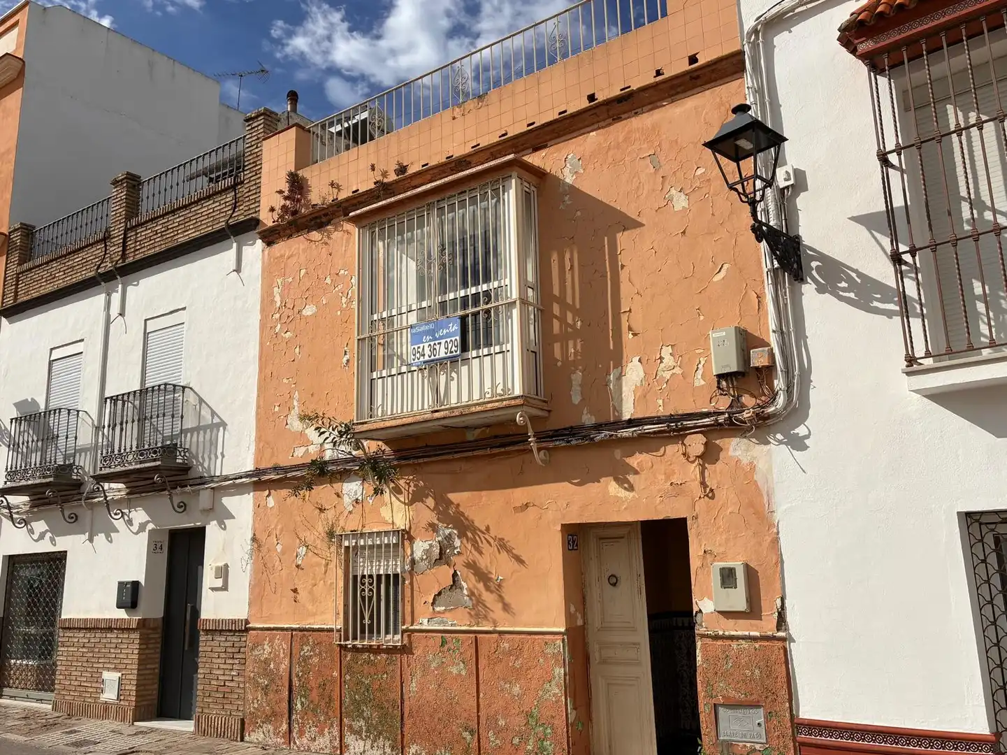 Vista exterior de Casa adosada en venda en Marchena
