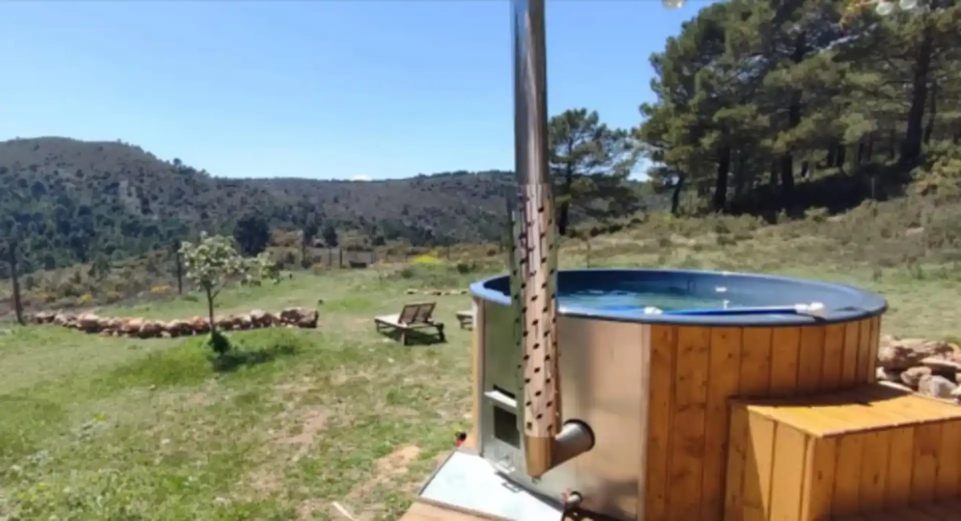 Jardí de Finca rústica en venda en Albuñuelas amb Aire condicionat
