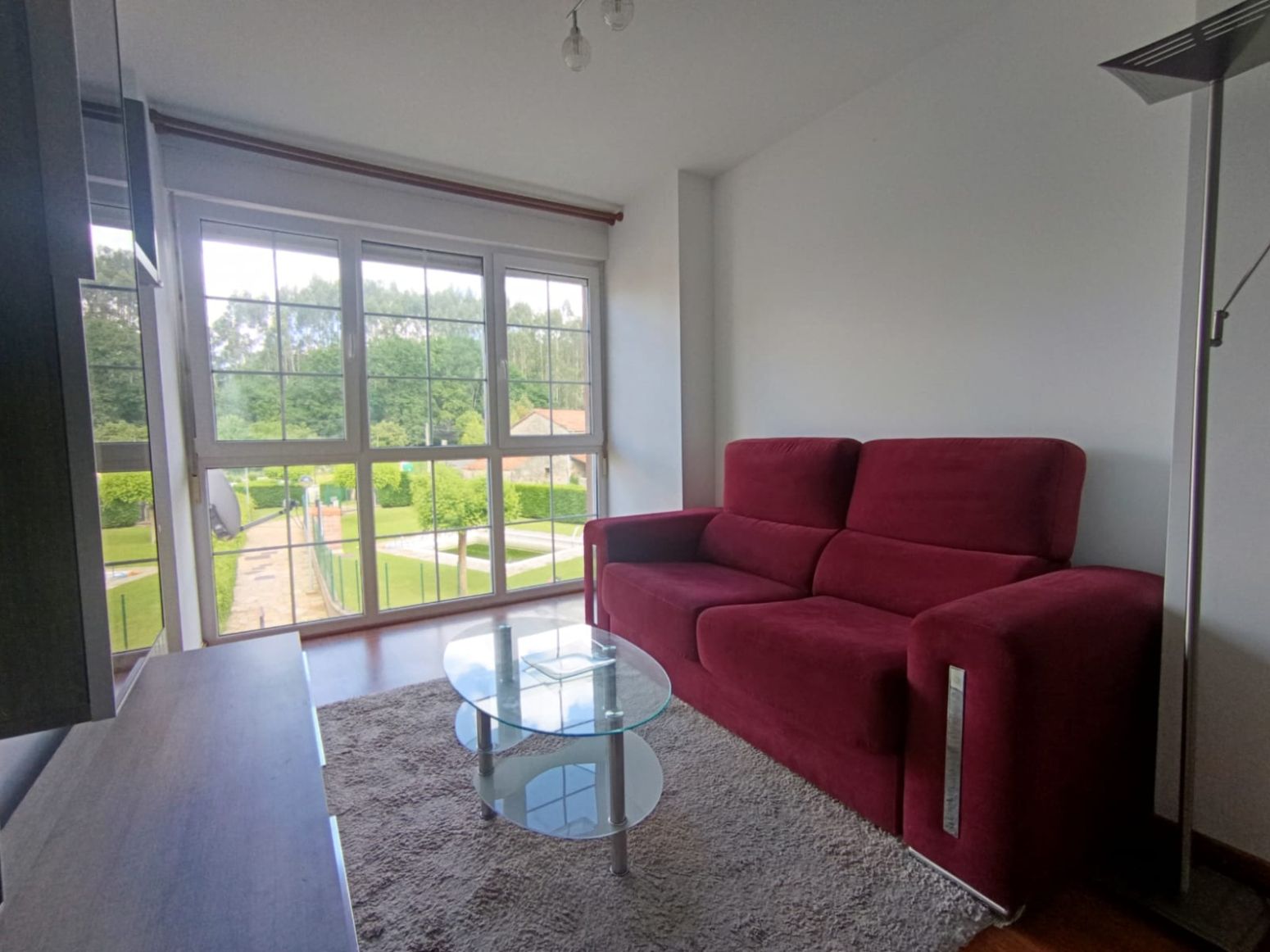 Living room of Flat for sale in Castañeda  with Heating, Private garden and Parquet flooring