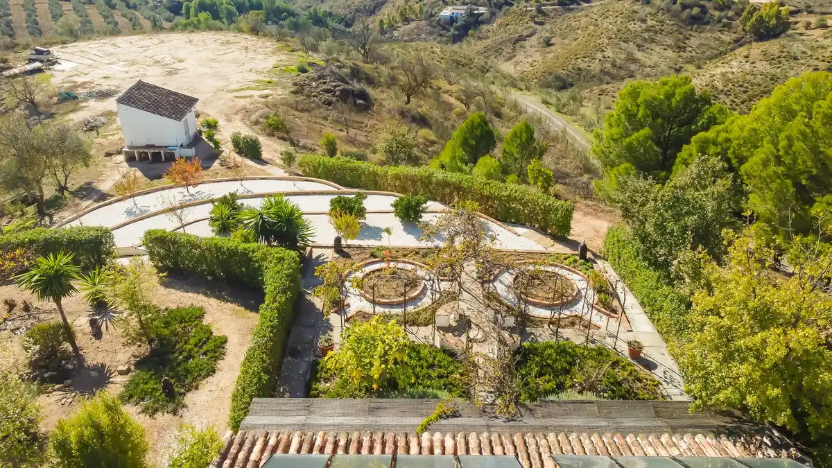 Jardí de Finca rústica en venda en Villanueva de la Concepción amb Aire condicionat, Jardí privat i Terrassa
