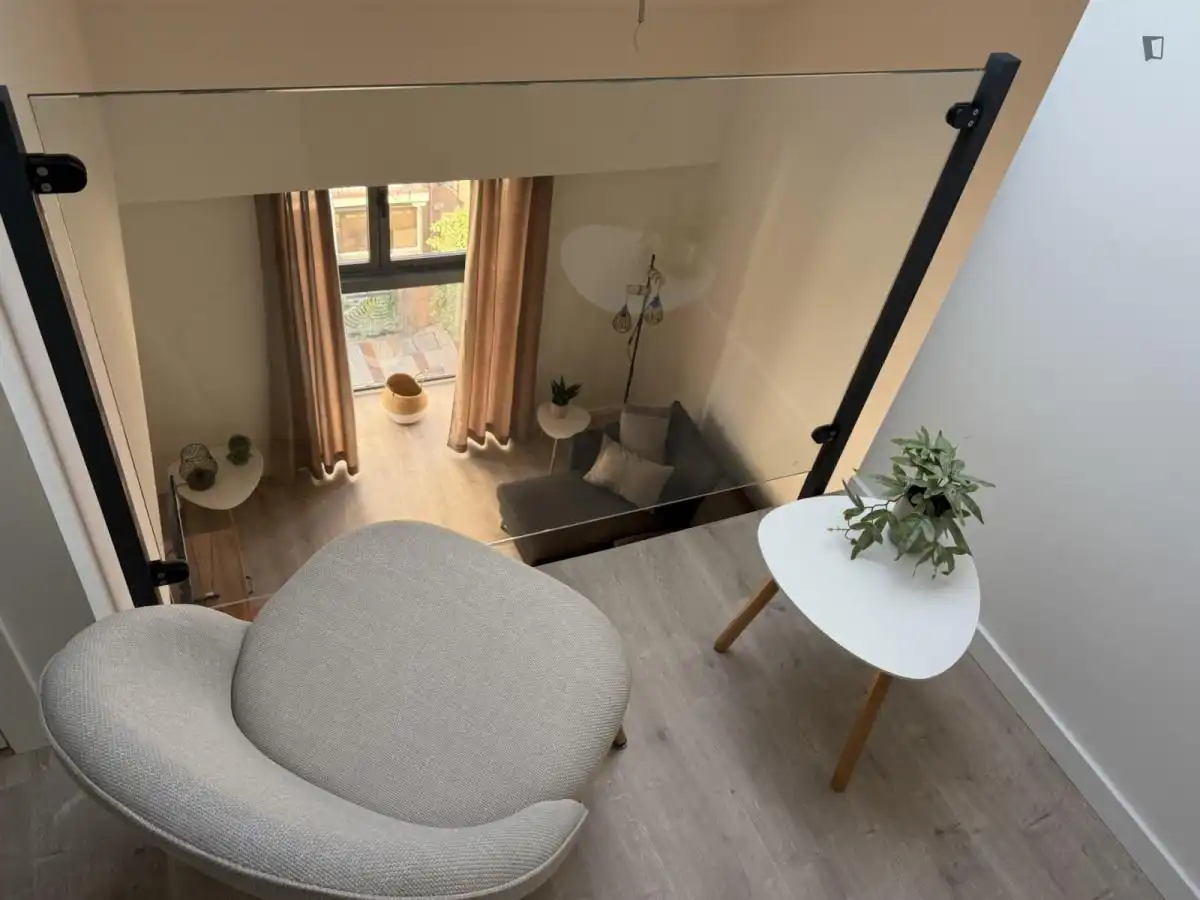 Sala d'estar de Apartament de lloguer en Málaga amb Aire condicionat, Calefacció i Moblat