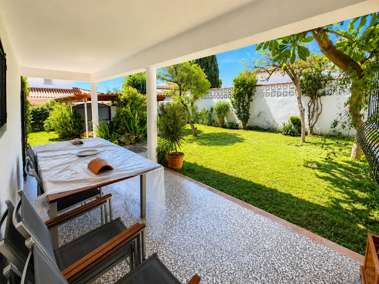 Jardín de Casa o chalet de alquiler en Benalmádena con Jardín privado y Amueblado