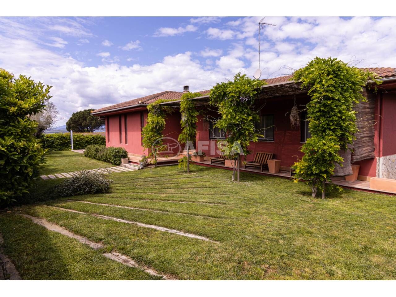 Garden of House or chalet to rent in Sils  with Heating, Private garden and Parquet flooring