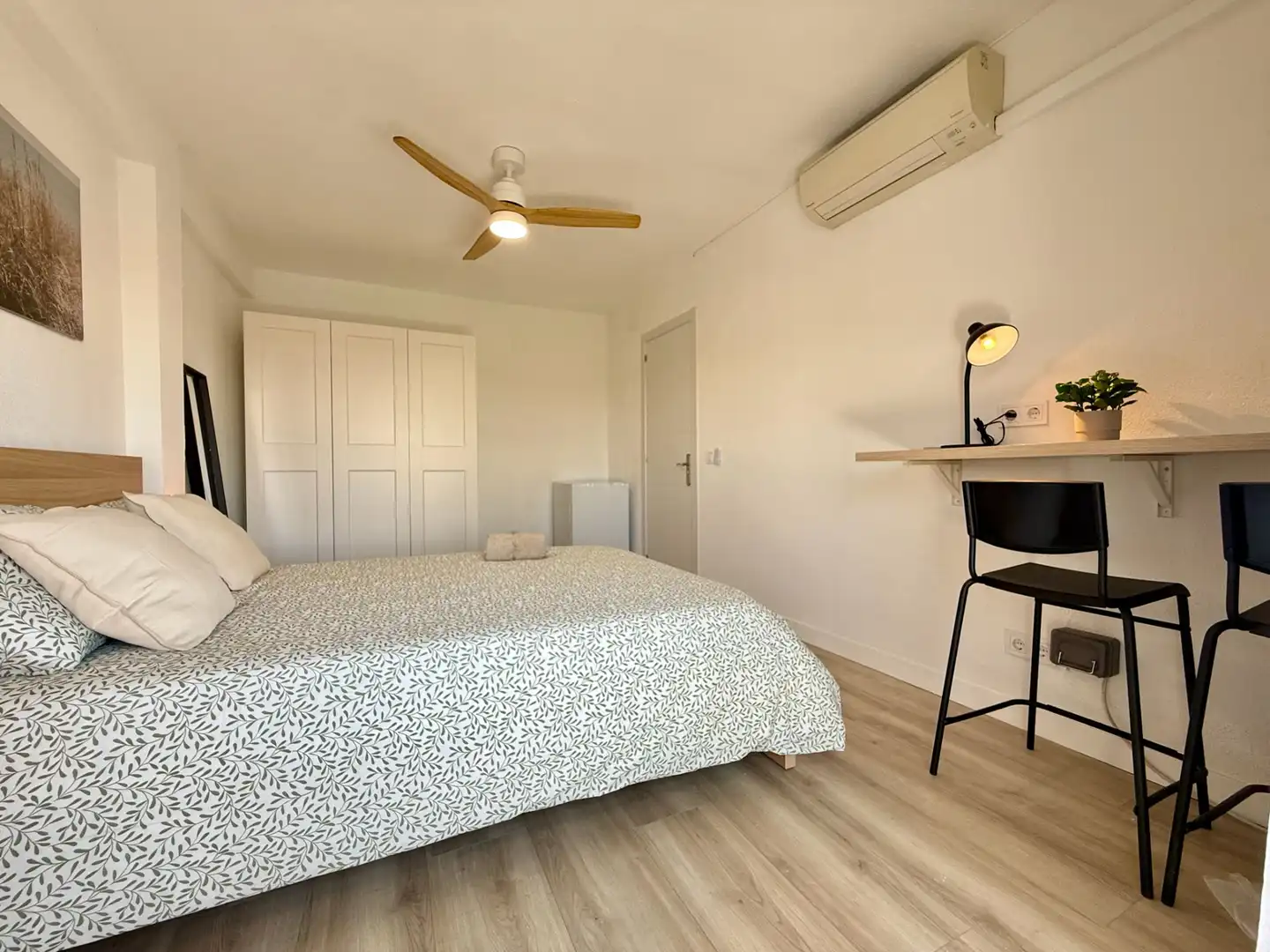 Bedroom of Flat for share in Getafe  with Heating, Furnished and Oven