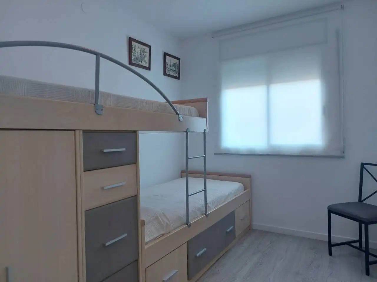 Bedroom of Flat for rent in Vilanova i la Geltrú  with Private garden, Terrace and Furnished