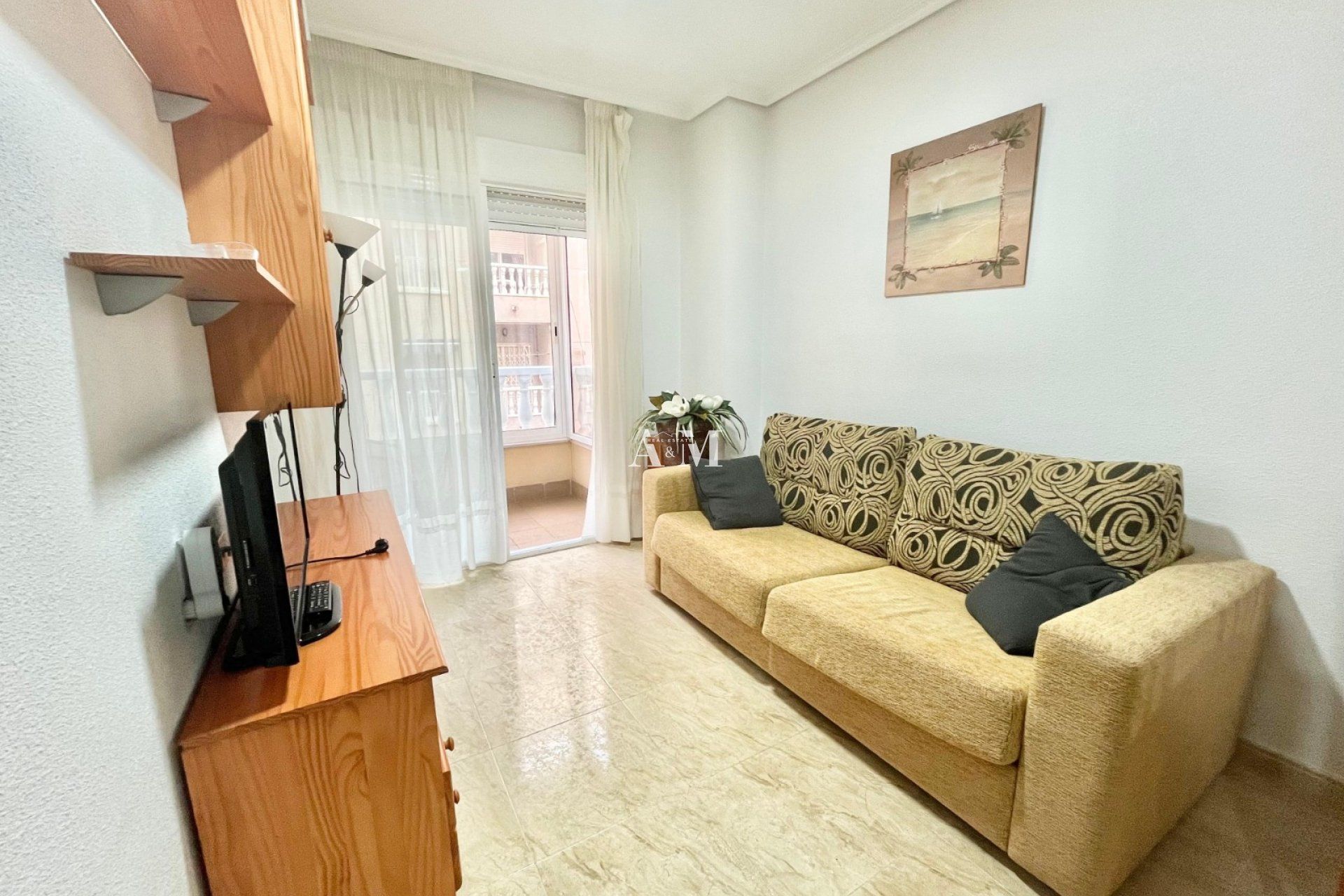 Living room of Flat to rent in Torrevieja  with Air Conditioner, Heating and Furnished