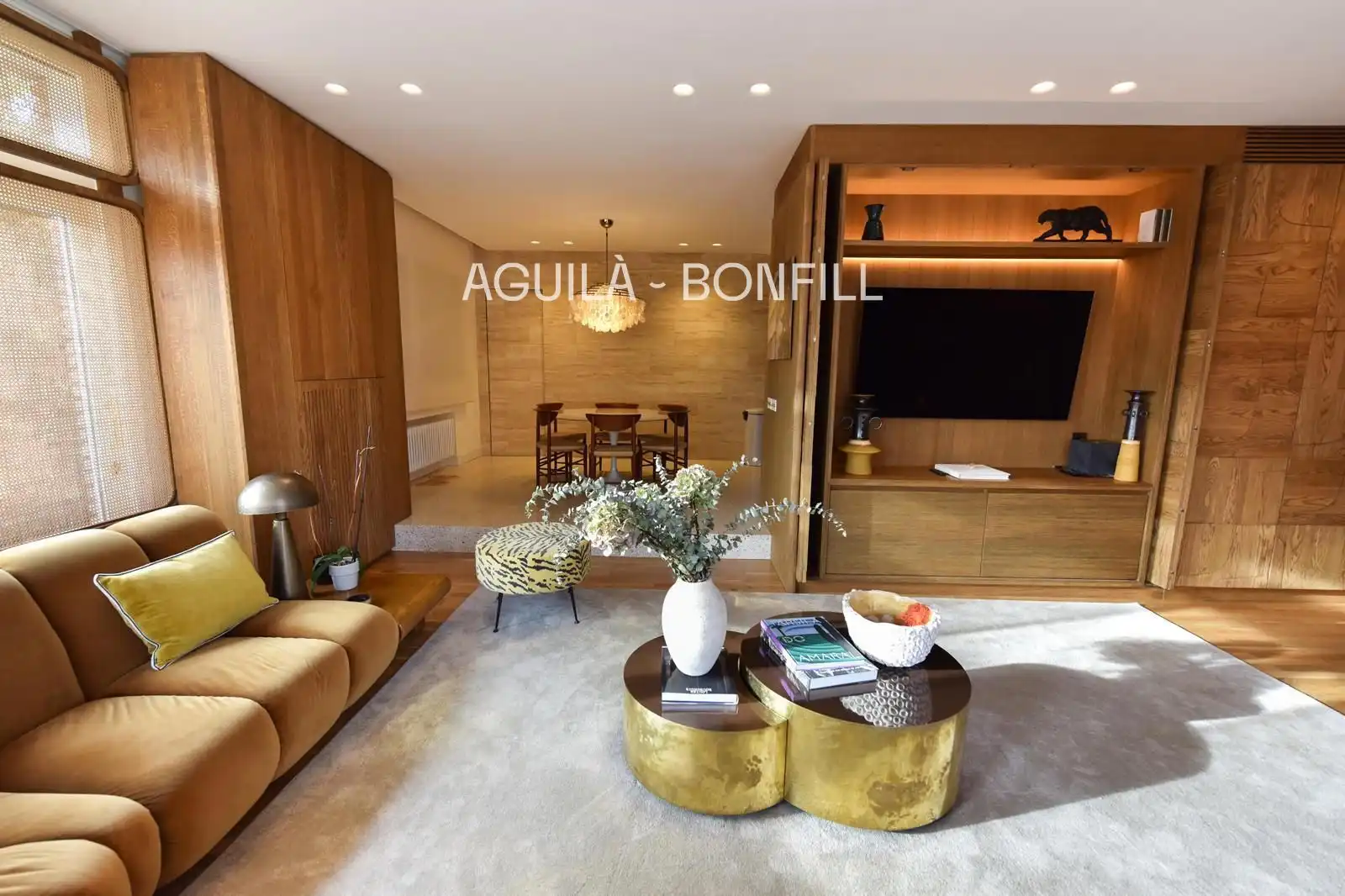 Living room of Flat for sale in Barcelona  with Air Conditioner, Heating and Parquet flooring