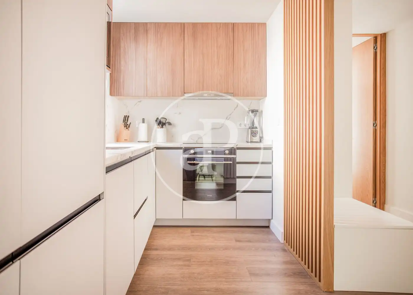 Cocina de Piso de alquiler en Madrid con Aire acondicionado, Calefacción y Amueblado