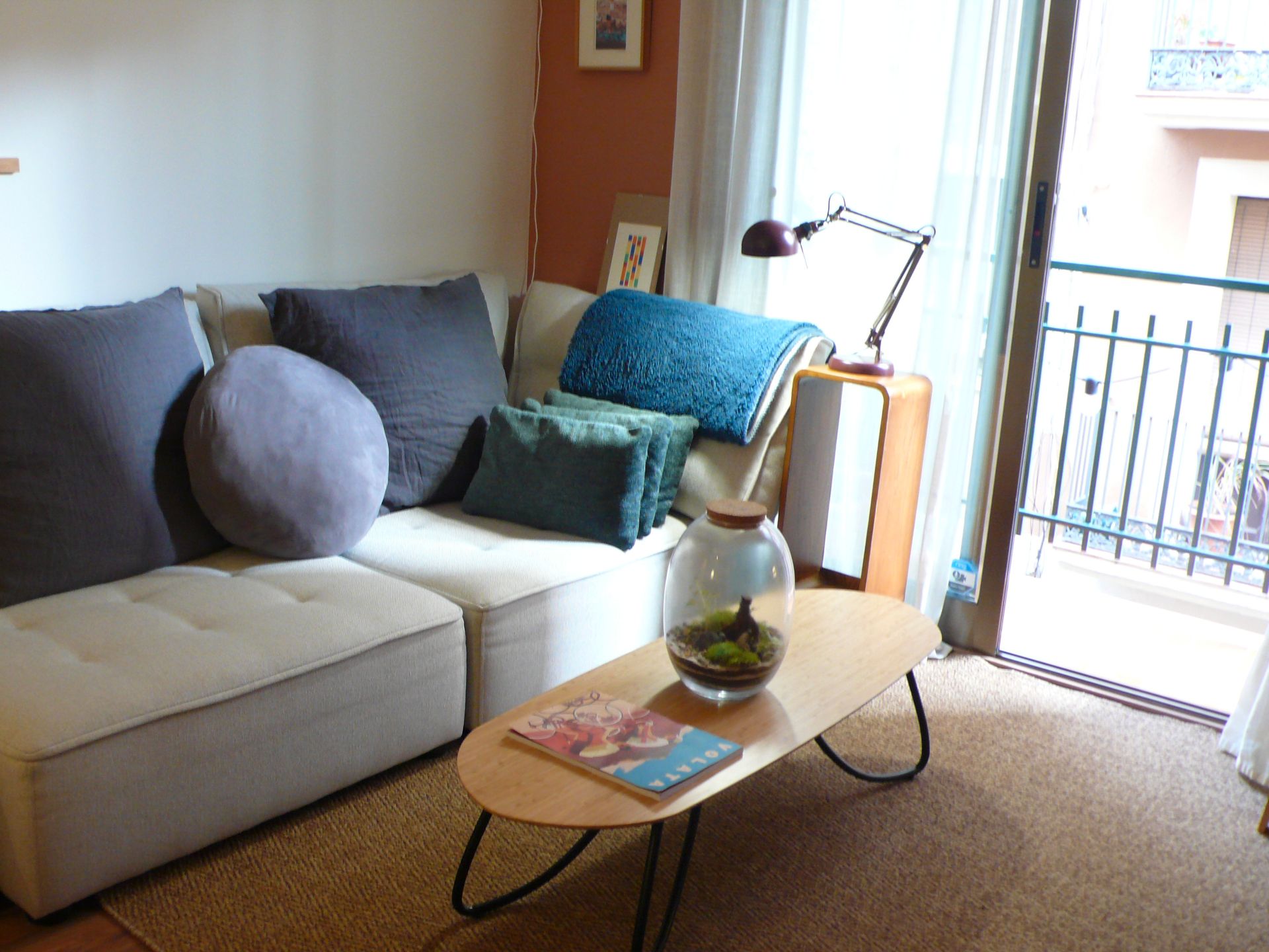 Sala de estar de Piso en venta en  Barcelona Capital con Aire acondicionado, Calefacción y Parquet