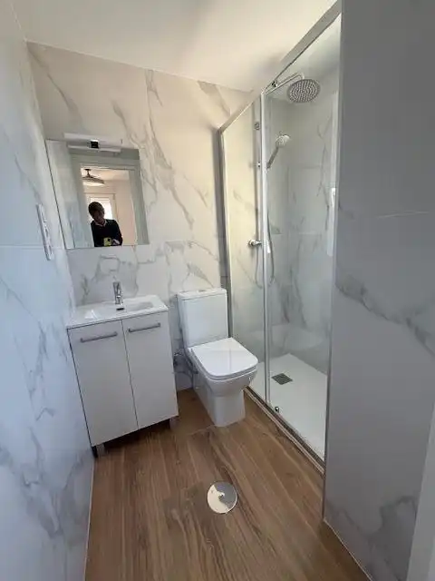 Bathroom of Flat for rent in El Campello  with Air Conditioner, Terrace and Furnished