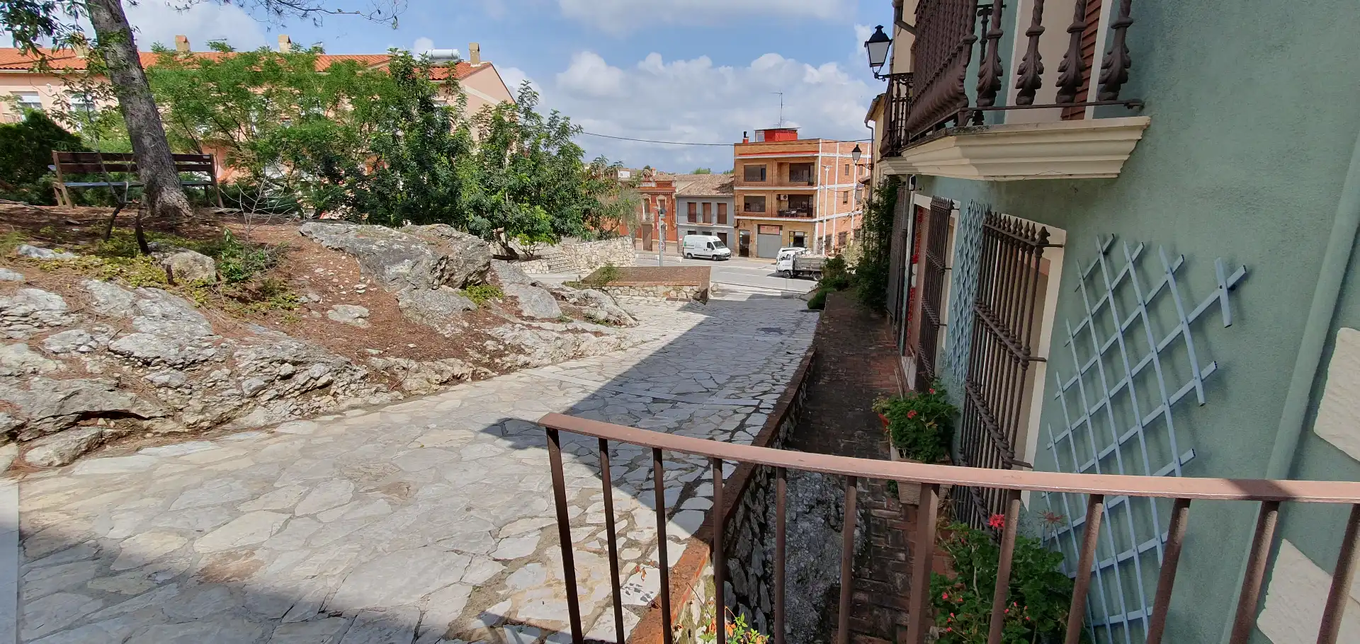 Vista exterior de Casa adosada en venta en Castelló de Rugat con Calefacción, Jardín privado y Terraza