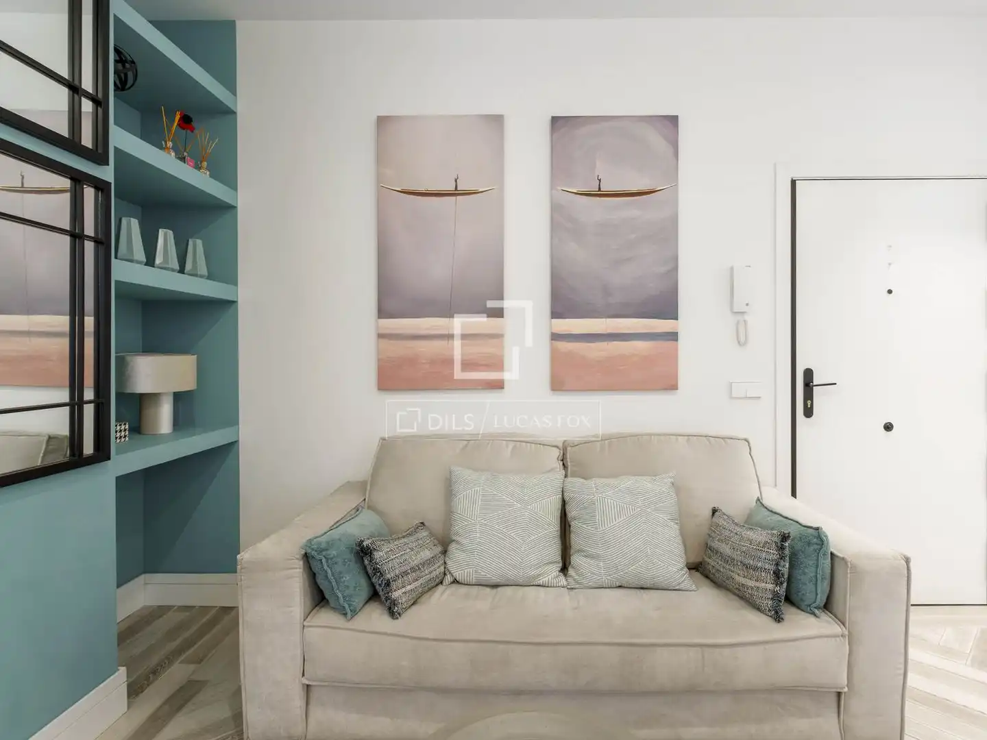 Sala de estar de Loft de alquiler en Madrid con Aire acondicionado, Calefacción y Amueblado
