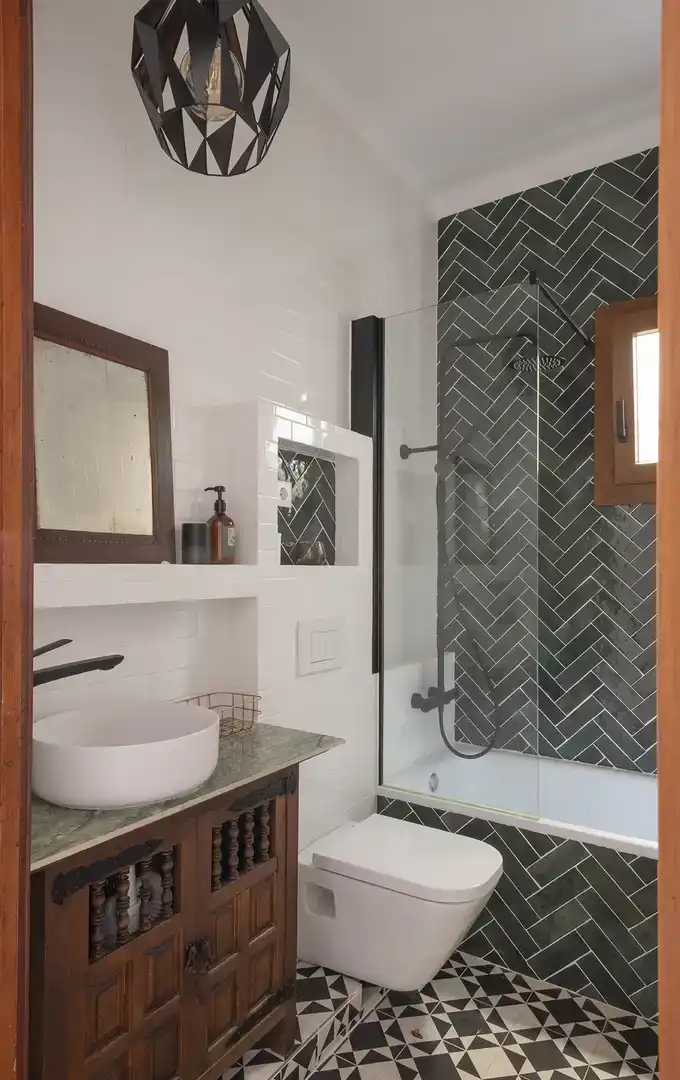 Bathroom of Flat for rent in Felanitx  with Air Conditioner and Balcony