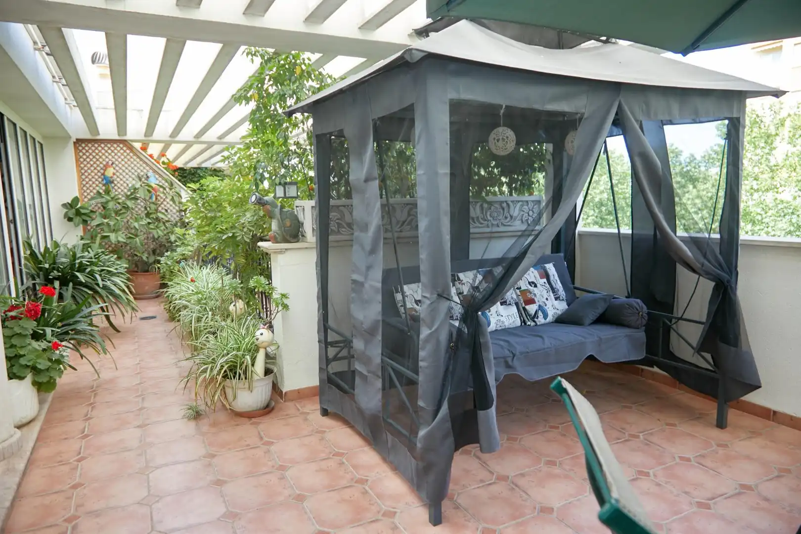 Jardín de Casa adosada en venta en Albaida con Aire acondicionado, Terraza y Trastero