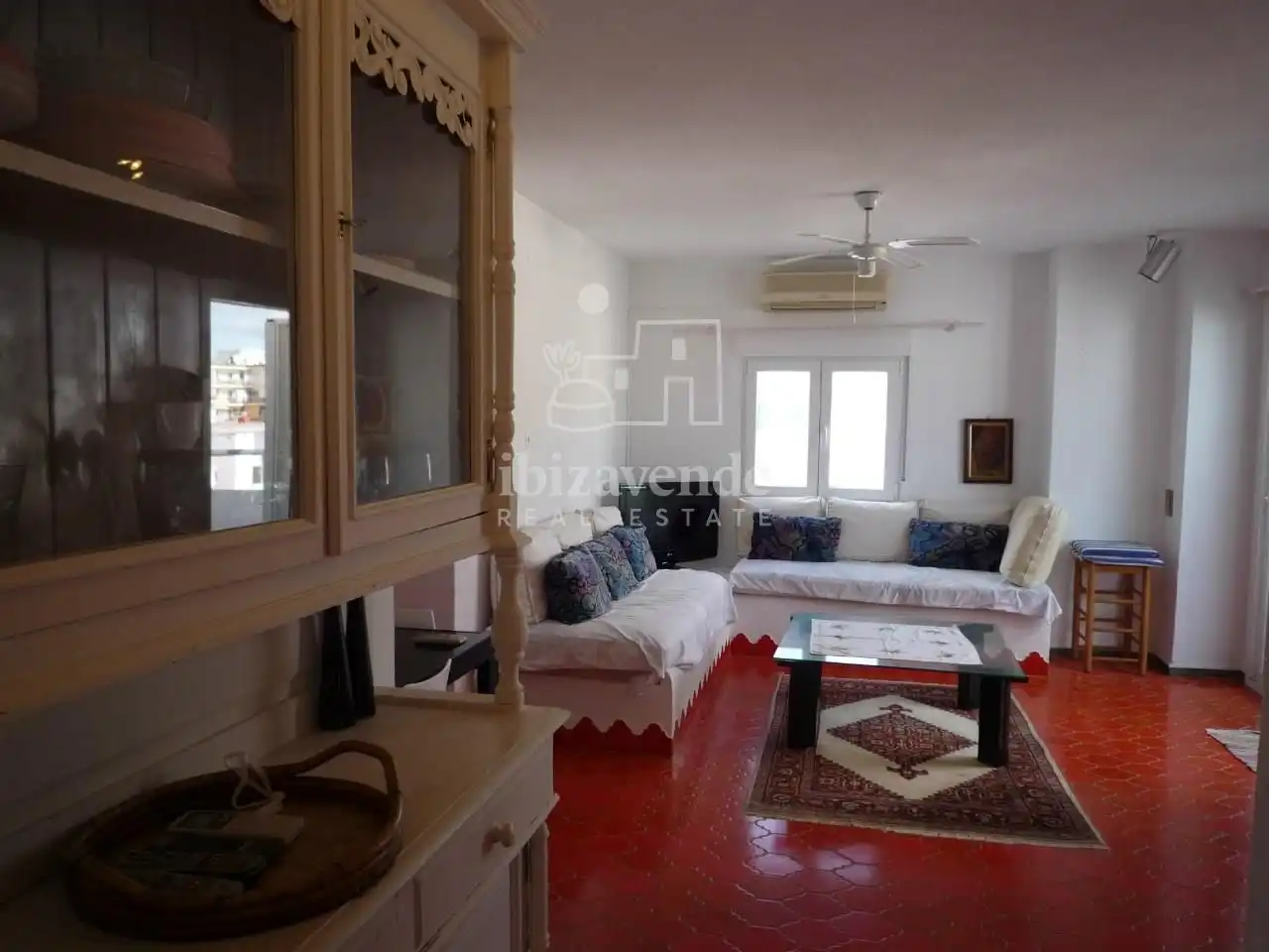 Sala d'estar de Àtic en venda en Santa Eulària des Riu amb Aire condicionat, Calefacció i Terrassa