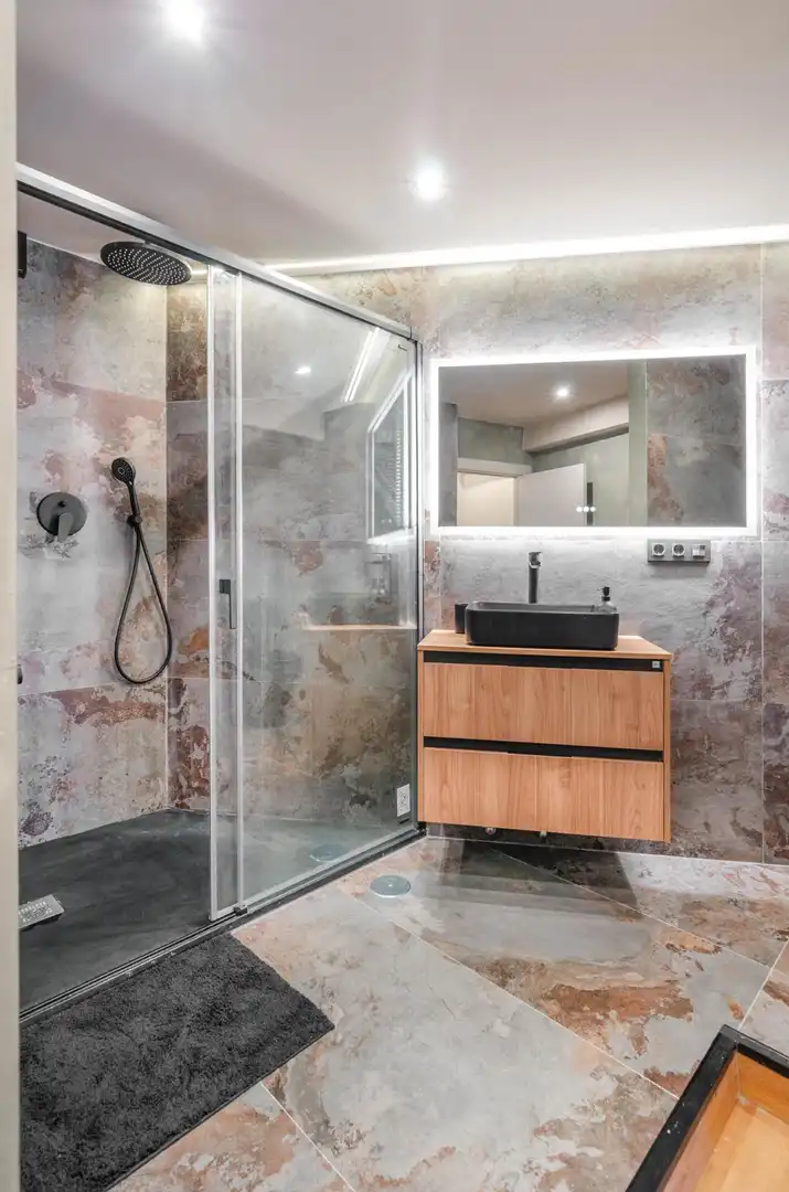 Bathroom of Flat for sale in Langreo  with Heating