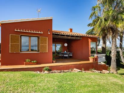 Exterior view of House or chalet for sale in Sant Lluís  with Air Conditioner and Private garden