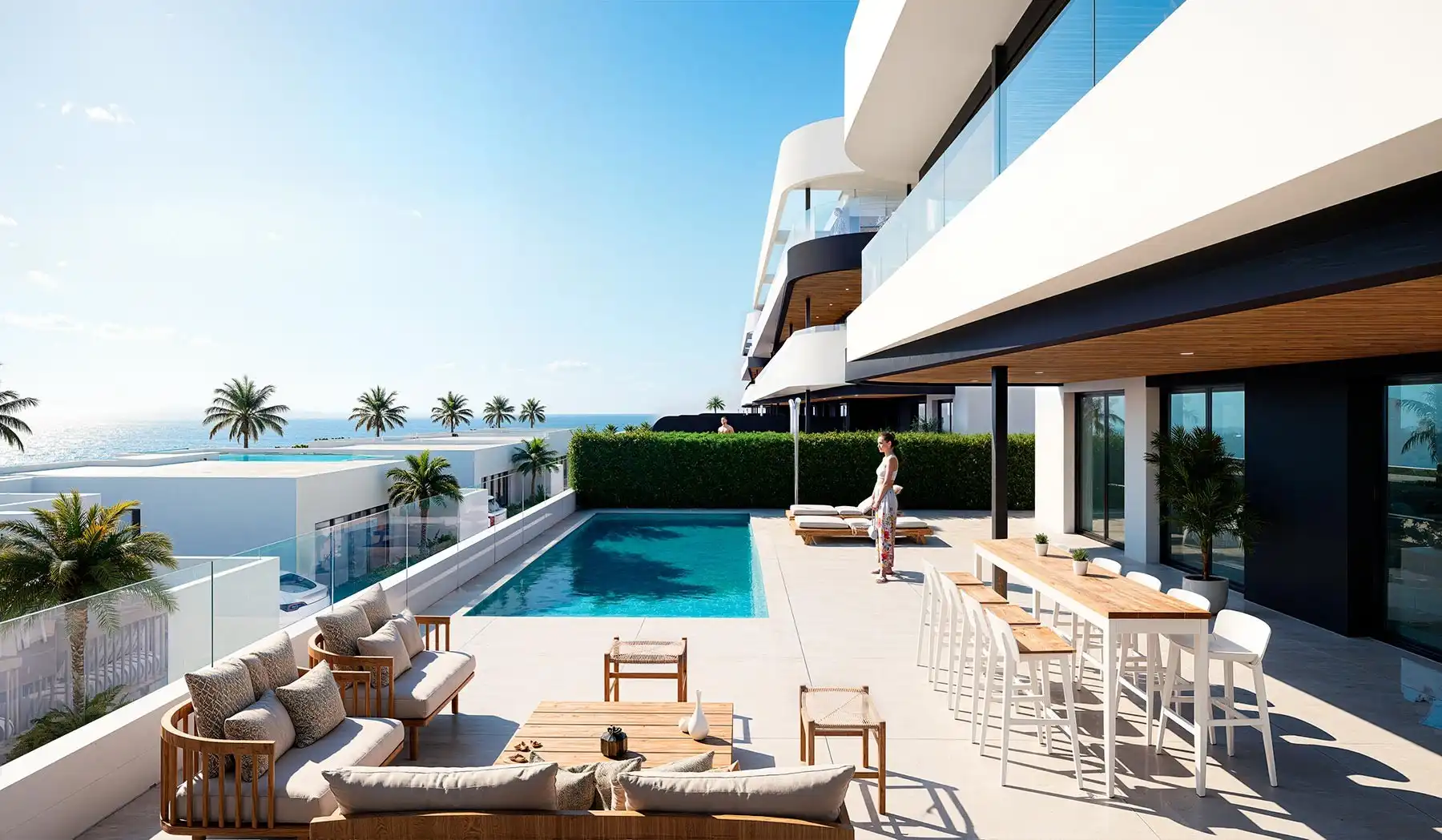 Mini appartamento con piscina in vendita a Las Lomas de Rame - Bahía Bella, imagen 7