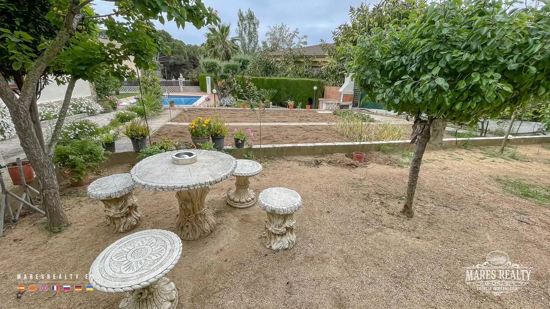 Jardí de Casa o xalet en venda en Lloret de Mar amb Calefacció, Jardí privat i Terrassa