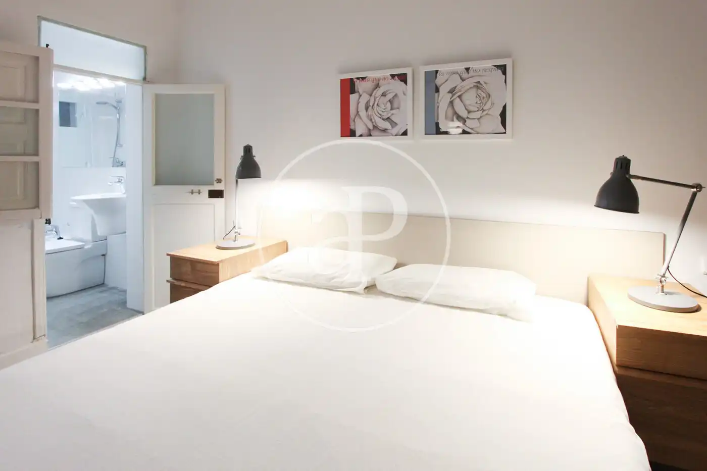 Schlafzimmer von Wohnung zum Verkauf in  Palma de Mallorca mit Klimaanlage, Heizung und Privatgarten
