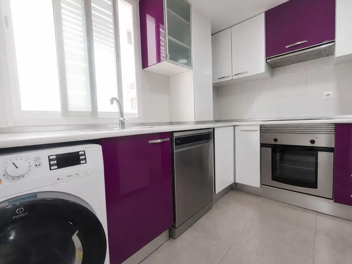 Kitchen of Flat for sale in Valencia  with Air Conditioner and Heating