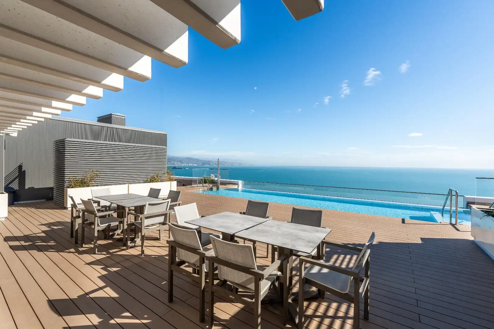 Terraza de Apartamento de alquiler en Málaga con Aire acondicionado, Terraza y Trastero
