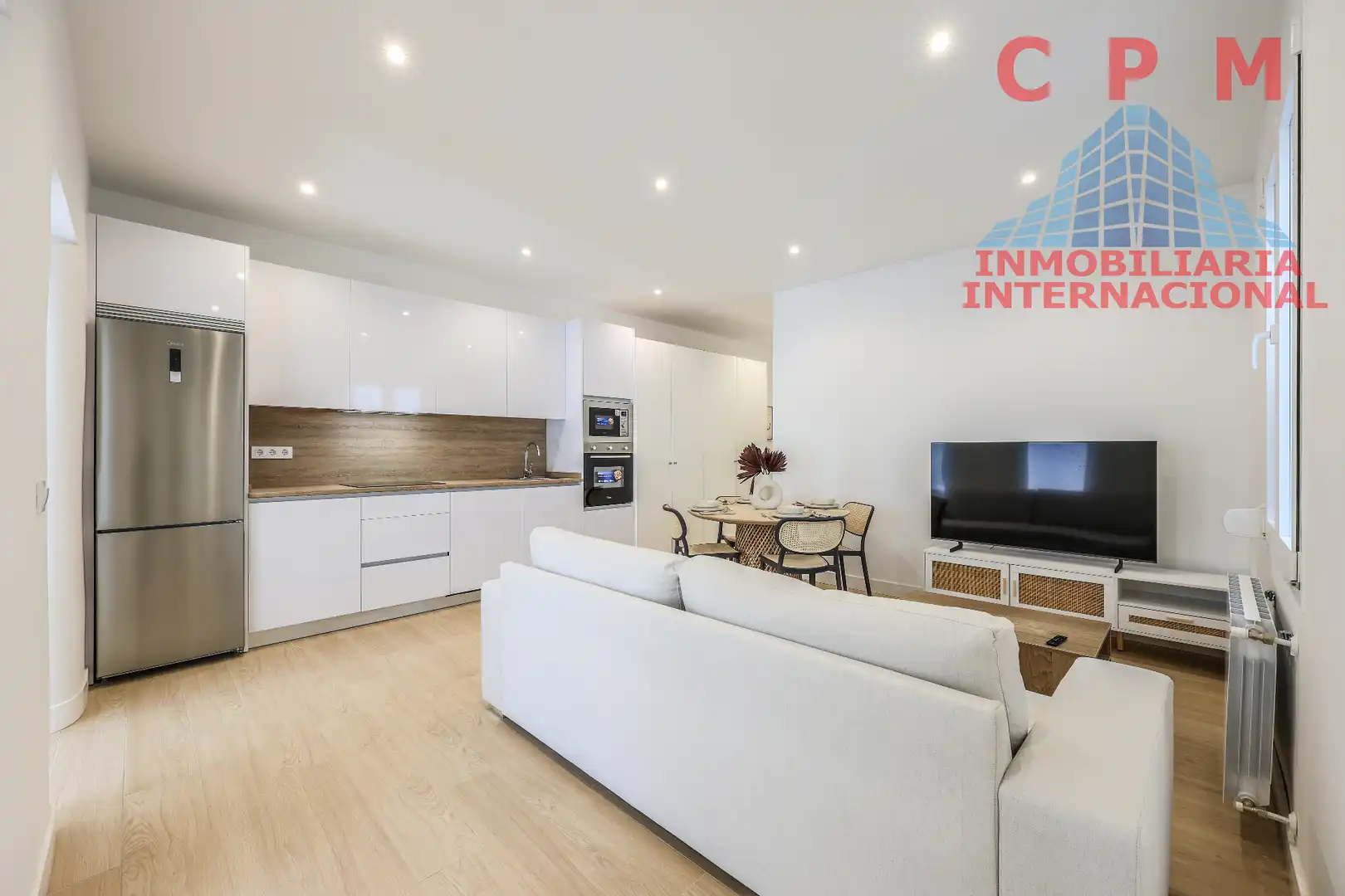Sala d'estar de Pis de lloguer en Madrid amb Aire condicionat, Calefacció i Parquet