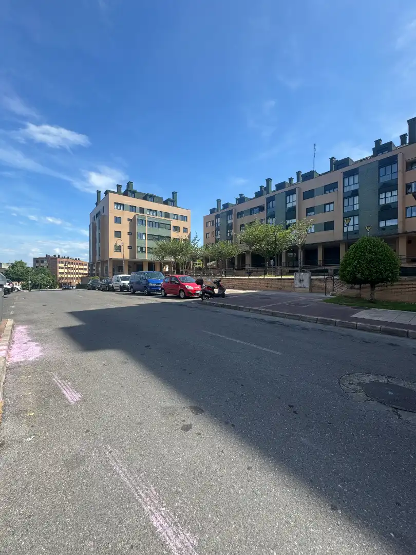 Vista exterior de Piso en venta en Avilés con Calefacción, Parquet y Terraza