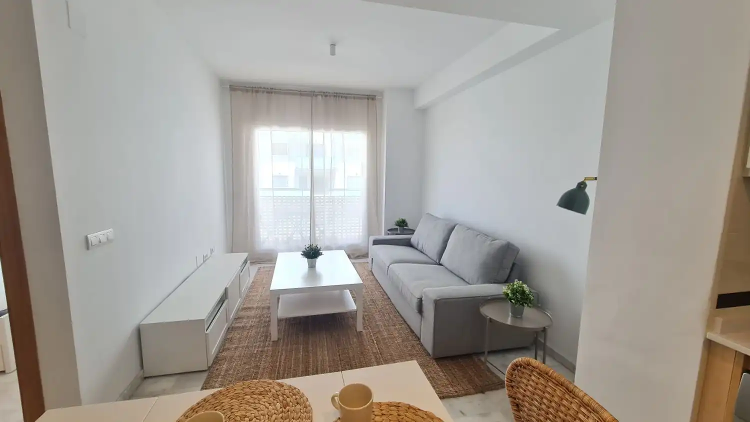 Living room of Flat for rent in Málaga  with Air Conditioner, Heating and Terrace