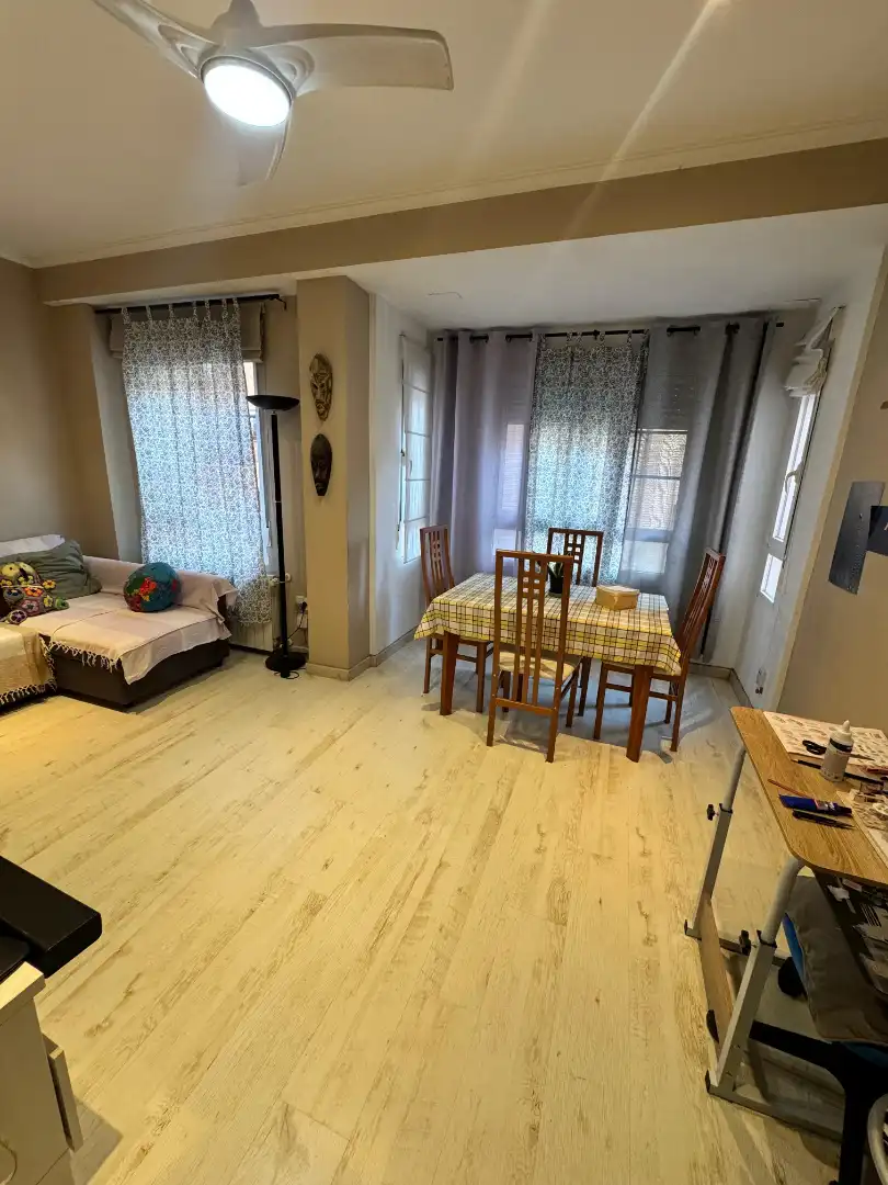 Dining room of Flat for sale in Valencia  with Parquet flooring and Terrace