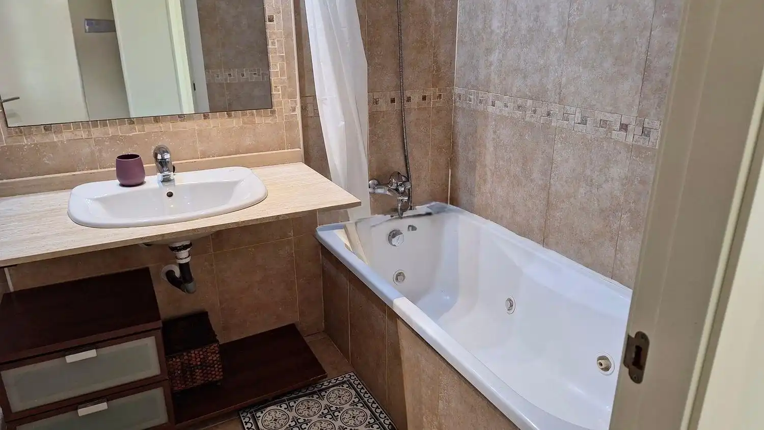 Bathroom of Flat for rent in Alicante / Alacant  with Air Conditioner, Heating and Terrace