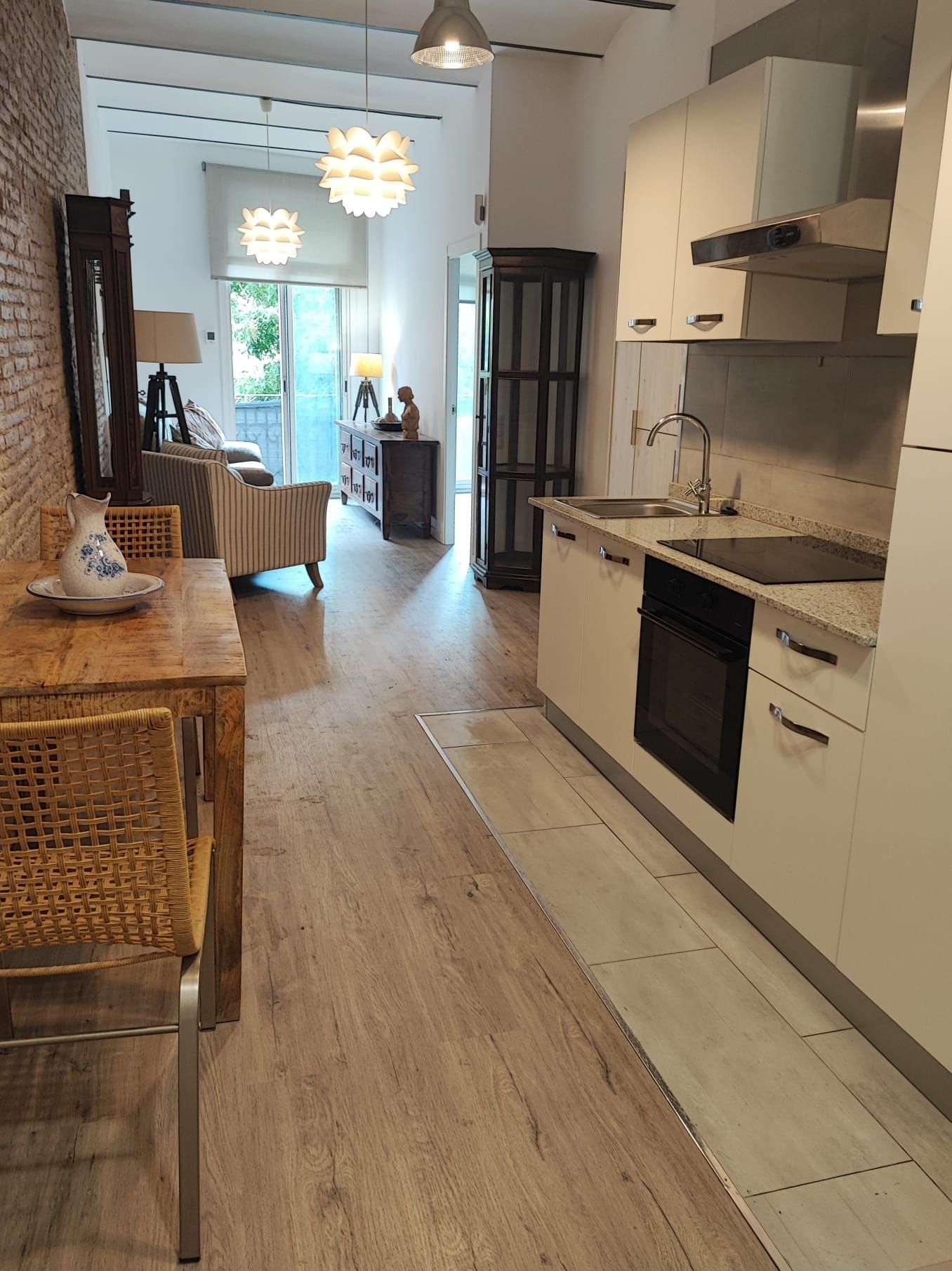 Kitchen of Flat to rent in Molins de Rei  with Air Conditioner, Heating and Furnished