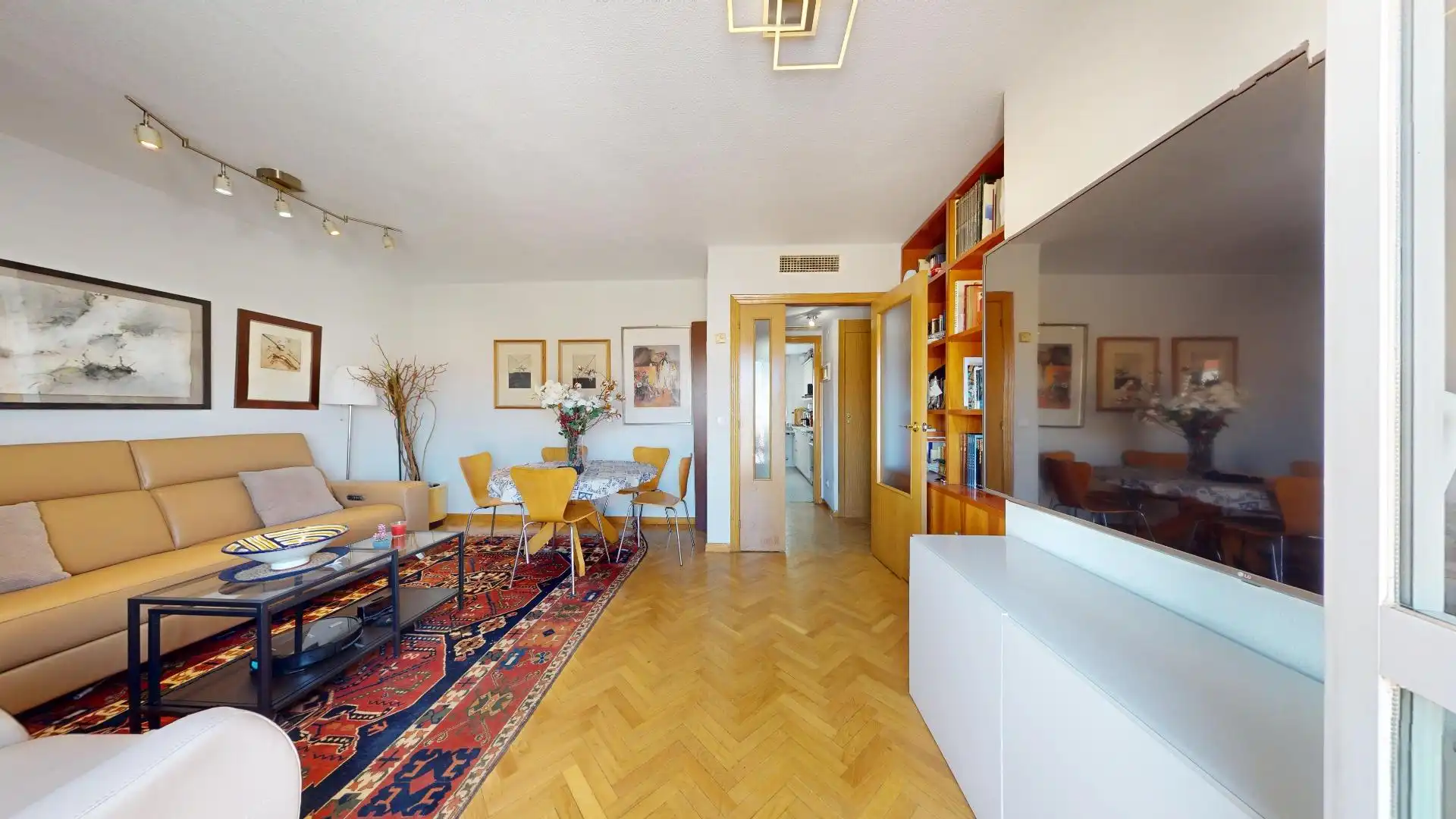 Living room of Attic for sale in Madrid  with Air Conditioner, Heating and Terrace