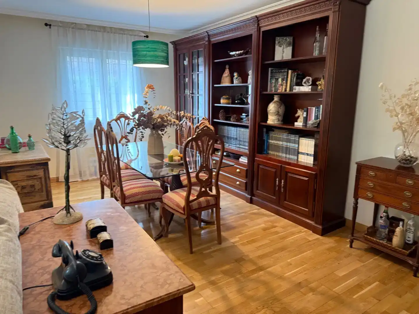 Comedor de Piso en venta en Las Rozas de Madrid con Aire acondicionado, Jardín privado y Parquet