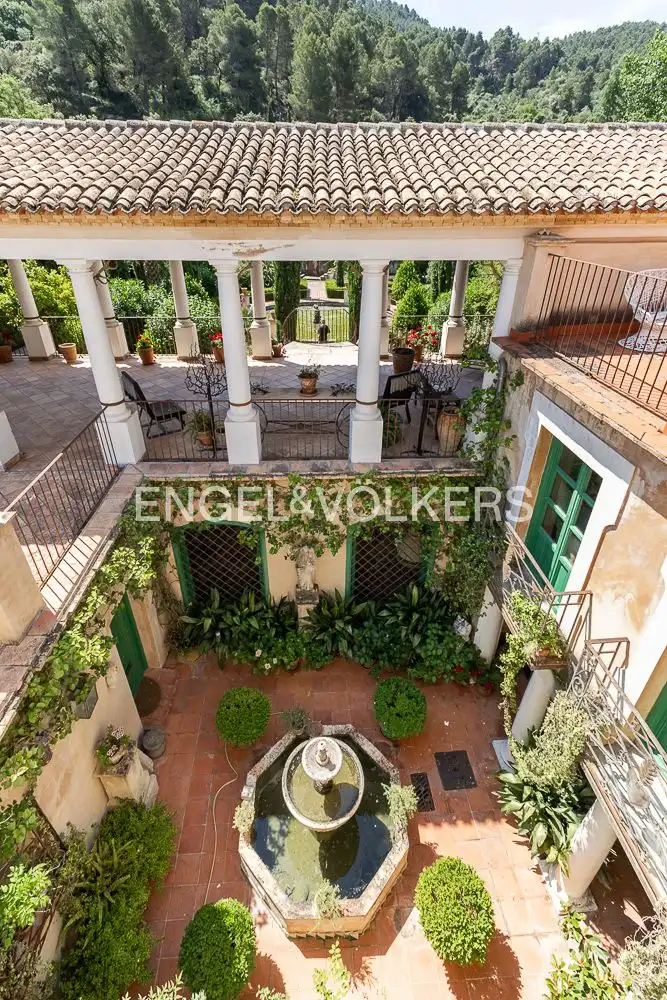 Terrassa de Finca rústica en venda en Alcoleja amb Aire condicionat, Calefacció i Jardí privat