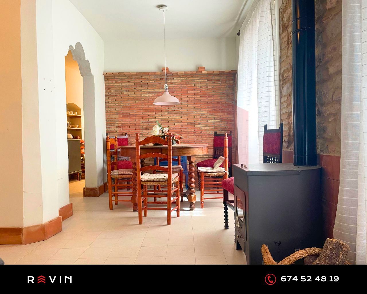 Dining room of House or chalet for sale in Mengíbar  with Air Conditioner, Heating and Terrace