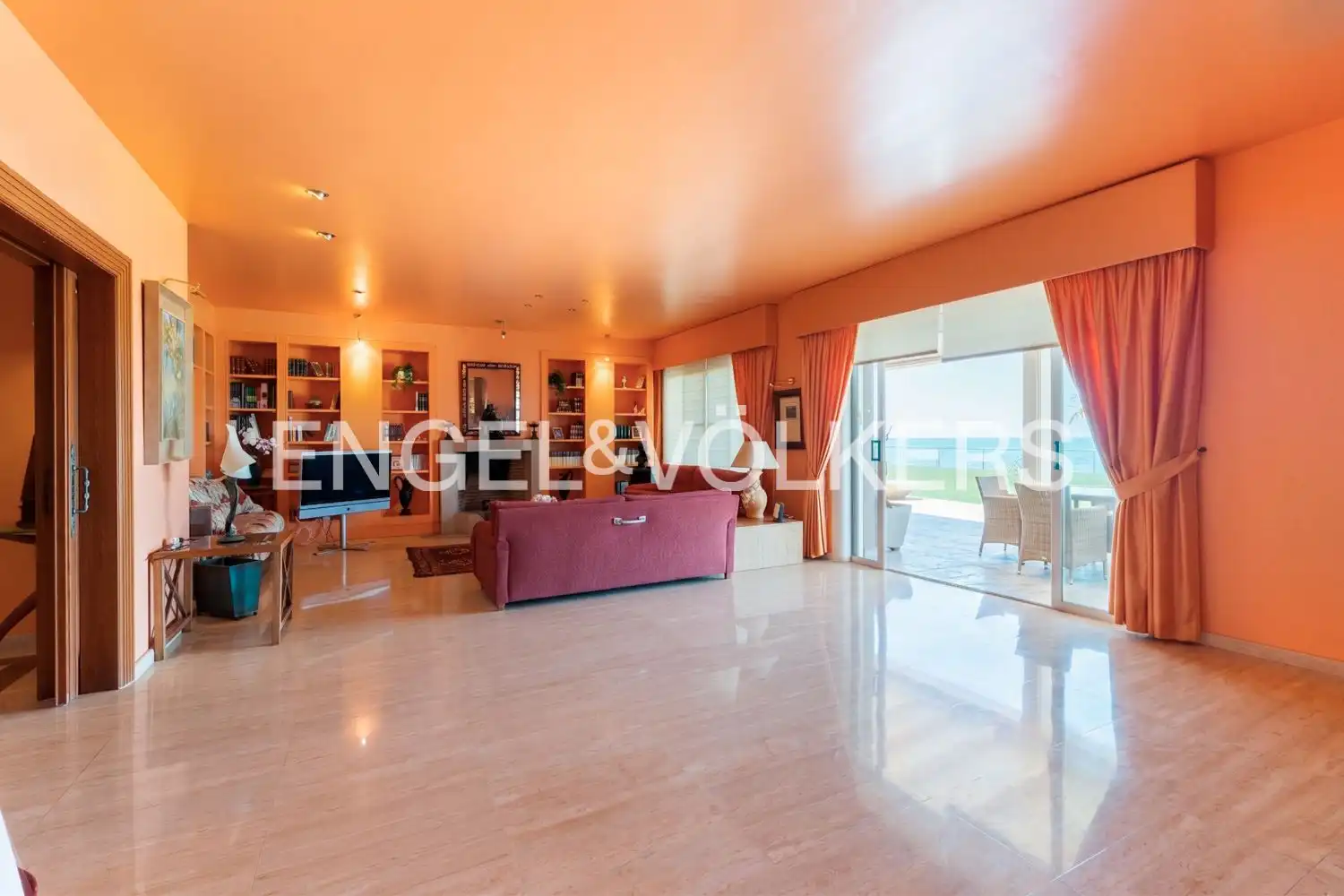 Sala d'estar de Casa adosada de lloguer en Oropesa del Mar / Orpesa amb Aire condicionat, Calefacció i Jardí privat