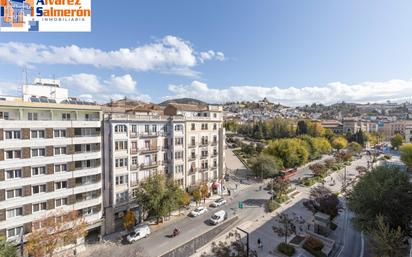 Exterior view of Flat for sale in  Granada Capital  with Heating, Terrace and Storage room